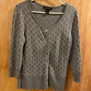 White House Black Market Cardigan Sweater L
